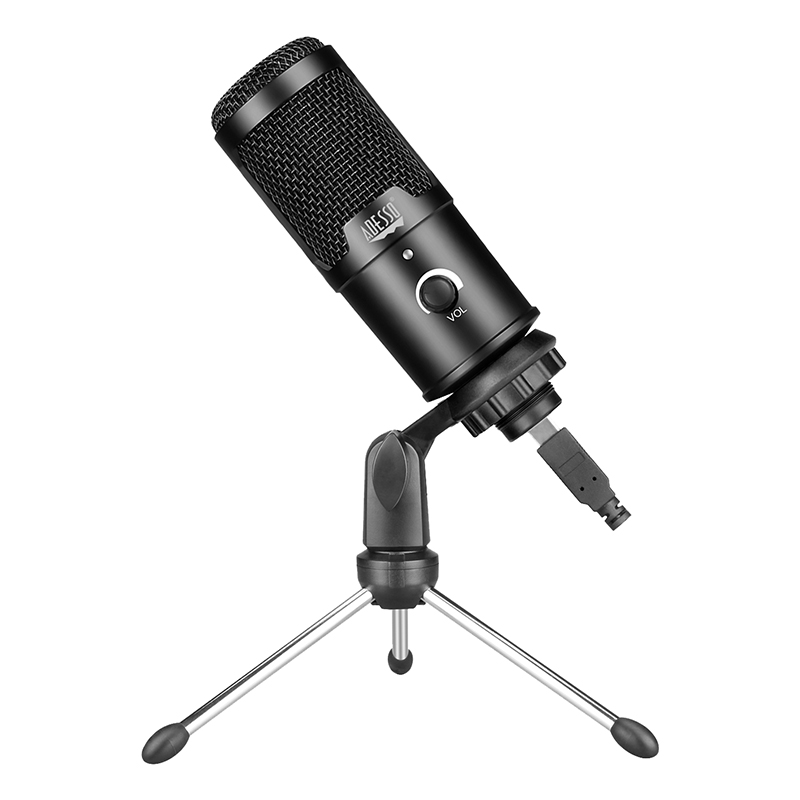Adesso XTREAM M4 Adesso M4 Wired Condenser Microphone ,Uni-directional - Tripod Mount -USB